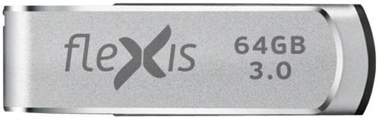 Флешка 64Gb Flexis RS-105 USB 3.0 серебристый