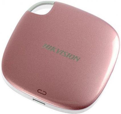 480GB Внешний SSD-накопитель USB3.1 Type-C Hikvision T100I розово-золотой 450MB/s 3г/гар