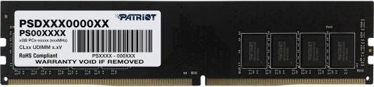 Оперативная память для компьютера 16Gb (1x16Gb) PC4-25600 3200MHz DDR4 DIMM Unbuffered CL22 Patriot Signature Line PSD416G320081