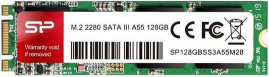 Твердотельный накопитель SSD M.2 128 Gb Silicon Power A55 Read 560Mb/s Write 530Mb/s TLC (SP128GBSS3A55M28)