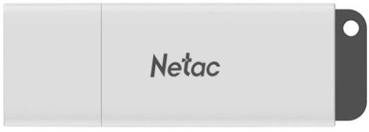 Флеш Диск Netac U185 32Gb <NT03U185N-032G-20WH>, USB2.0, с колпачком, пластиковая белая