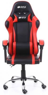 Кресло для геймеров HIPER HGS-105-BK/RED чёрный с красным