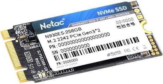 Твердотельный накопитель SSD M.2 256 Gb Netac NT01N930ES-256G-E2X Read 1650Mb/s Write 1260Mb/s 3D NAND TLC