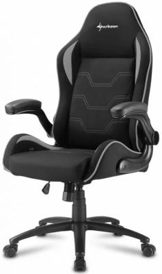 Кресло для геймеров Sharkoon Elbrus 1 черно-серый