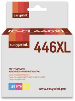 CL-446XL Картридж EasyPrint IC-CL446XL для Canon PIXMA iP2840/2845MG2440/2540/2940/2945/MX494, цветной