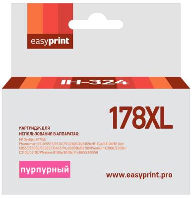 Картридж EasyPrint IH-324 для HP Deskjet 3070A/Photosmart 5510/6510/7510/C8553/Premium C309c/C410C/Pro B8553/8558 750стр Пурпурный с чипом