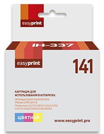 Картридж EasyPrint IH-337 №141 для HP Deskjet D4263/D4363/D5360/Officejet J5783/J6413/Photosmart C4273/C4283/C4343/C4383/C4473/C4483/C4583/C5283/D5363, цветной