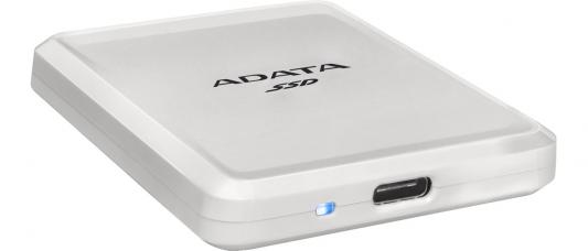 Внешний SSD диск 1.8" 1 Tb USB 3.1 A-Data ASC685-1TU32G2-CWH белый