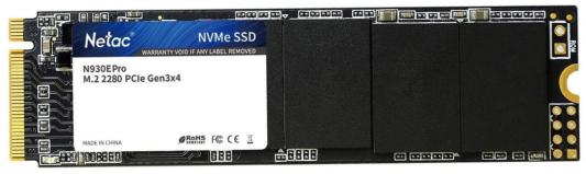 Твердотельный накопитель SSD M.2 256 Gb Netac NT01N930E-256G-E4X Read 2130Mb/s Write 1720Mb/s 3D NAND TLC