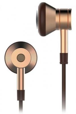 Наушники 1MORE EO320-Gold внутриканальные  с микрофоном,20 - 20000 Гц,107 дБ,32 Ом,5 мВт,mini jack 3.5 mm