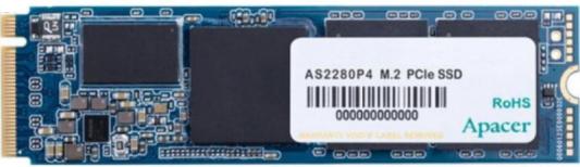 Твердотельный накопитель SSD M.2 512 Gb Apacer AS2280P4 Read 2100Mb/s Write 1500Mb/s 3D NAND TLC