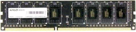 Оперативная память 8Gb (1x8Gb) PC3-12800 1600MHz DDR3L DIMM CL11 AMD R538G1601U2SL-UO