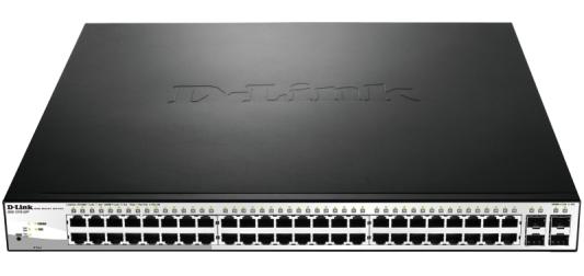 Коммутатор  D-Link DGS-1210-52 настраиваемый WebSmart с 48 портами 10/100/1000Base-T и 4 комбо-портами 100/1000Base-T/SFP