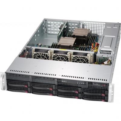 Серверный корпус 2U Supermicro CSE-825TQC-R802LPB 800 Вт серебристый