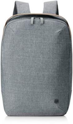 Рюкзак для ноутбука 15.6" HP RENEW серый/коричневый пластик (1A211AA)
