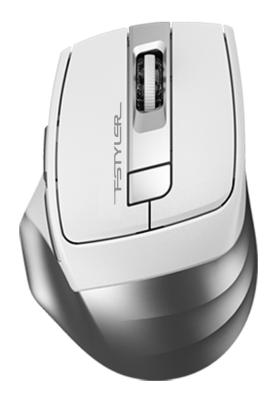 Мышь беспроводная A4TECH Fstyler FB35 белый серый USB + радиоканал