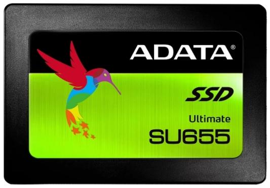 Твердотельный накопитель SSD 2.5" 240 Gb A-Data Ultimate SU655 Read 520Mb/s Write 450Mb/s 3D NAND TLC (ASU655SS-240GT-C)