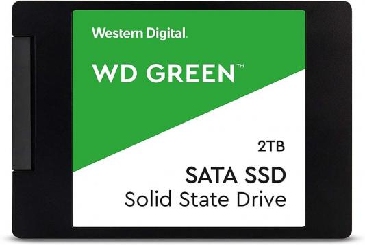 Накопитель SSD WD Original SATA III 2Tb WDS200T2G0A Green 2.5"