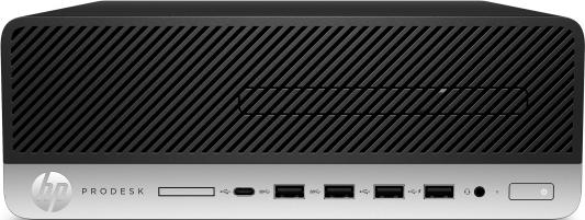 ПК HP ProDesk 405 G4 SFF Ryzen 5 PRO 2400G (3.6)/16Gb/SSD256Gb/Vega 11/DVDRW/CR/Windows 10 Professional 64/GbitEth/180W/клавиатура/мышь/черный
