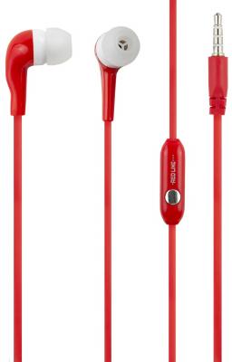 Гарнитура Red Line Stereo Headset E01 красный УТ000012587