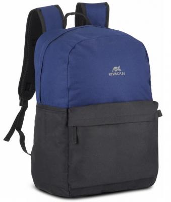Рюкзак для ноутбука 15.6" Riva Mestalla 5560 синий/черный полиэстер (5560 COBALT BLUE/BLACK)