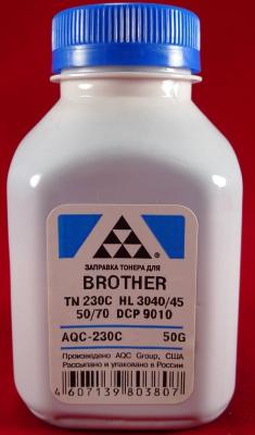 Тонер Brother TN 230C HL 3040/45/50/70/DCP 9010 Cyan (фл. 50г) AQC-США фас.Россия