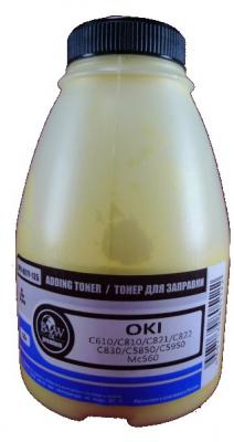 Тонер OKI C610/C810/C821/C822/C830/C5850/C5950/MC560 Yellow (фл. 135г) B&W Premium Tomoegawa фас.Россия