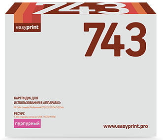 Картридж EasyPrint LH-743 для HP CLJ CP5225/5225n/5225dn 7300стр Пурпурный