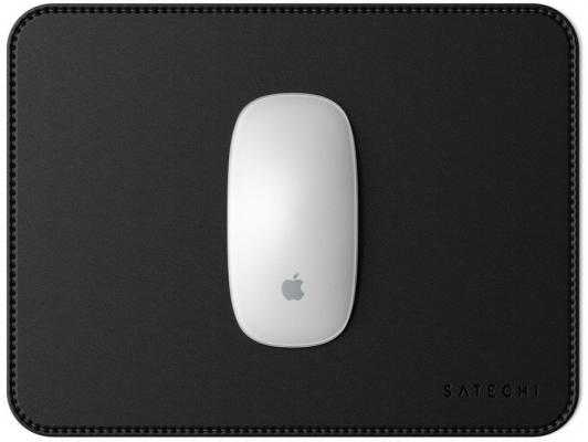 Коврик Satechi Eco Leather Mouse Pad для компьютерной мыши. Материал эко-кожа (искусственная кожа. Размер 25 x 19 см. Цвет черный.