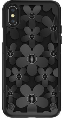 Накладка SwitchEasy Fleur для iPhone X iPhone XS чёрный GS-103-44-146-11