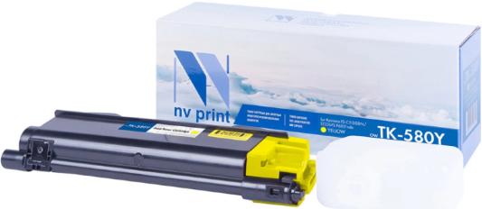 Картридж NVP совместимый NV-TK-580 Yellow для Kyocera Ecosys P6021/ P6021cdn/ FS C5150/ C5150DN (2800k)