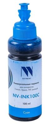 Чернила NV-INK100U Cyan универсальные на водной основе для аппаратов Сanon/Epson/НР/Lexmark (100 ml) (Китай)