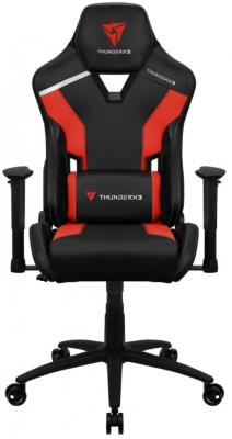 Игровое кресло ThunderX3 TC3 чёрно-красное (AIR Tech, экокожа, 2D, газлифт 4 кл., регулируемый угол наклона, механизм качания)