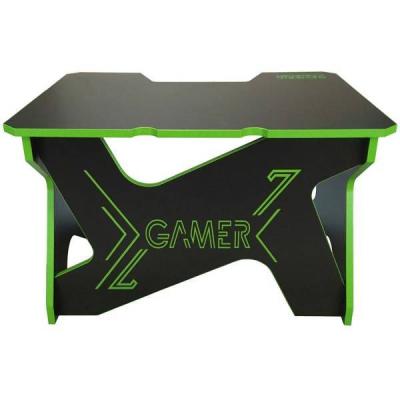 Игровой стол Generic Comfort Gamer Mini/DS/NE чёрно-зелёный (ЛДСП 25мм ,120 x 90 x 75 см)