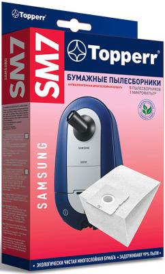 Пылесборники Topperr SM 7 бумажные (5пылесбор.) (1фильт.)