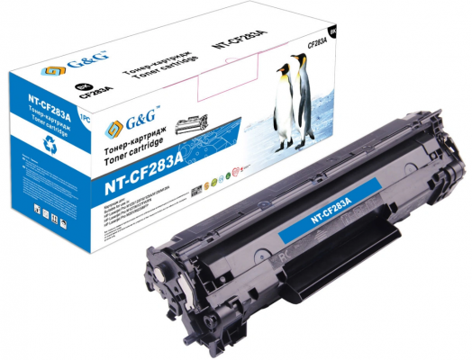 Картридж лазерный G&G NT-CF283A черный (1500стр.) для HP LJ Pro M125/125FW/125A/M127/M127FW/FN/M201/M225MFP