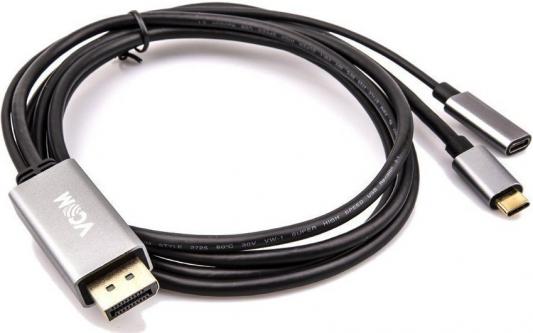 Кабель DisplayPort 1.8м VCOM Telecom CU422MCPD-1.8M круглый черный