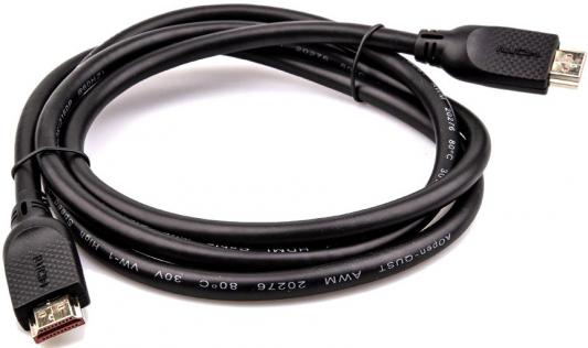 Кабель HDMI 5м AOpen ACG517D-5M круглый черный кабель hdmi 5м aopen acg711dw 5m круглый белый