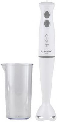 Блендер погружной Starwind SBP1112 400Вт белый/серый