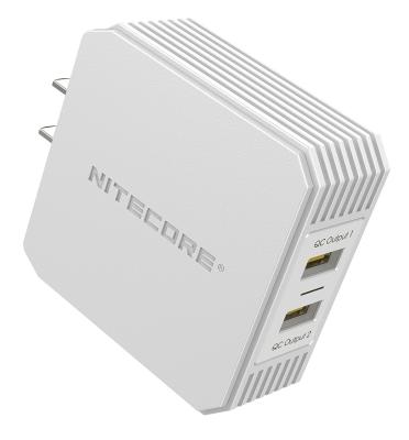 Сетевое зарядное устройство Nitecore UA42Q 2 х USB 2.1A белый