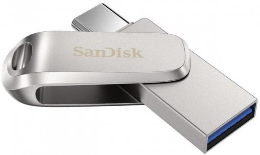 Флешка 1024 Gb SanDisk SDDDC4-1T00-G46 USB Type-C USB 3.2 серебристый