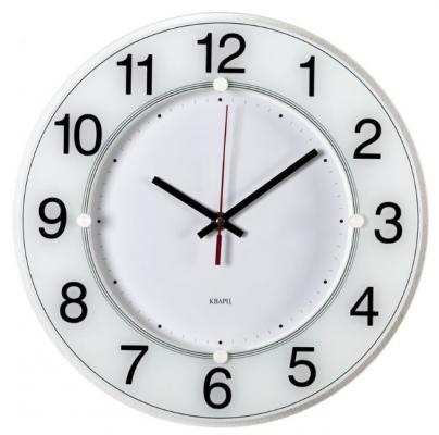 Часы настенные Бюрократ WALLC-R84P белый