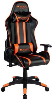 Кресло для геймеров Canyon Fobos CND-SGCH3 черный/оранжевый