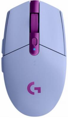 Мышь беспроводная Logitech G305 LIGHTSPEED Wireless Gaming Mouse - LILAC сиреневый USB + радиоканал 910-006022