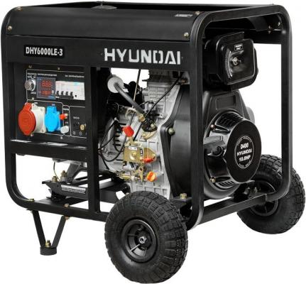 Генератор Hyundai DHY 6000LE-3 5.5кВт