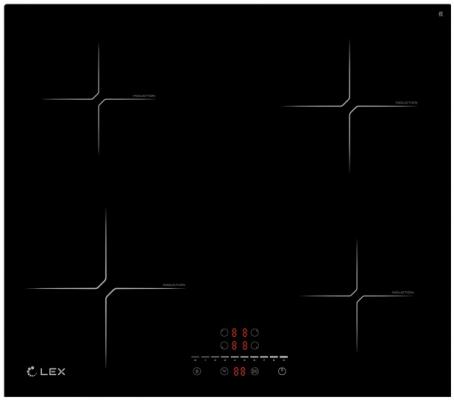 Варочная панель индукционная LEX EVI 640-2 BL черный