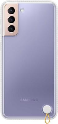 Чехол (клип-кейс) Samsung для Samsung Galaxy S21+ Clear Protective Cover прозрачный/белый (EF-GG996CWEGRU)
