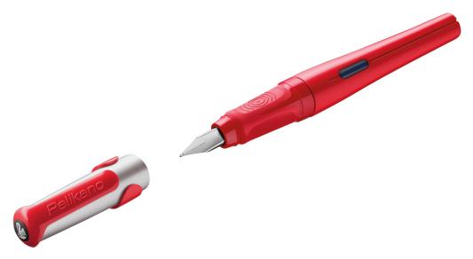 Ручка перьевая Pelikan Pelikano (PL802994) красный A перо сталь нержавеющая для правшей карт.уп.