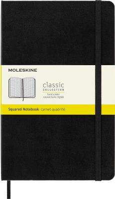 Блокнот Moleskine CLASSIC QP061 Large 130х210мм 240стр. клетка твердая обложка черный