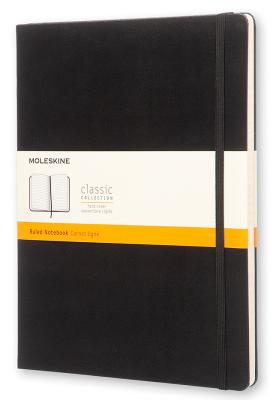 Блокнот Moleskine CLASSIC QP090 XLarge 190х250мм 192стр. линейка твердая обложка черный